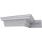 Ekena Millwork 7 3/8"H x 7 1/4"P x 10 1/4"F x 94 1/2"L, (1 1/2" Repeat) Bedford Beaded Crown Moulding MLD07X07X10BE - alternate 10